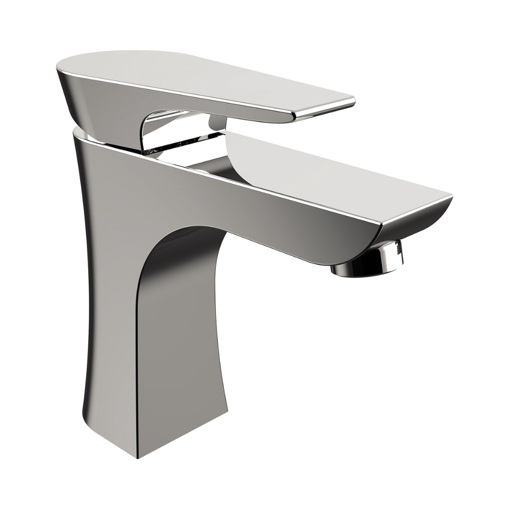 Cut out image of the Bristan Hourglass Chrome Deck Mounted 1 Tap Hole Bath Filler
